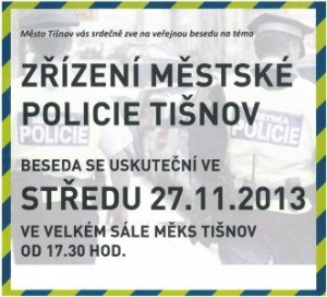 Zřízení městské policie Tišnov