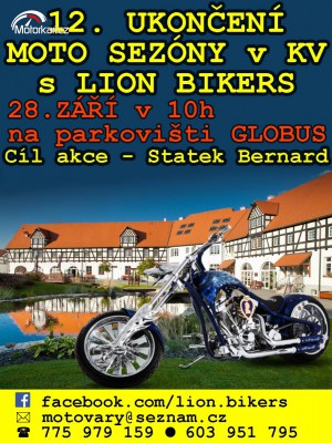 12. Ukončení motorkářské sezóny v KV s Lion Bikers