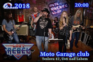 Jižanská noc v Moto Garage clubu - kapela Last Rebel