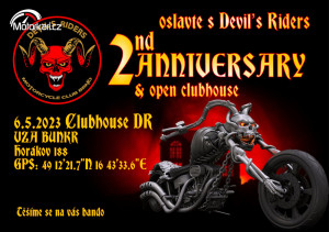 2. výročí založení klubu Devil's Riders Brno