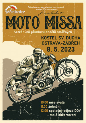 Motomissa 2023 - mše a žehnání motorek