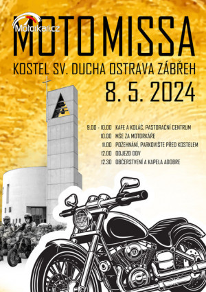 Motomissa 2024 - mše a žehnání motorek