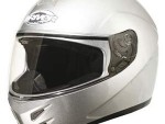 Moto přilba driver 105 MONO stříbrná
