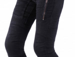Dámské jeansy na motorku Street Racer Stretch II CE černé