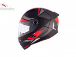 Integrální helma na motorku MT revenge 2 S hatax B5 černo-še