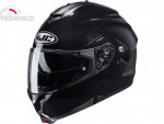 Výklopná helma na motorku HJC C91N Solid metalická černá