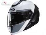 Výklopná helma HJC i91 Bina MC5SF bílo-šedo-černá