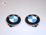 Emblém BMW, logo na boční kapoty + upínací destička