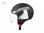 Otevřená helma na motorku MT street inboard D2 matná černo-b