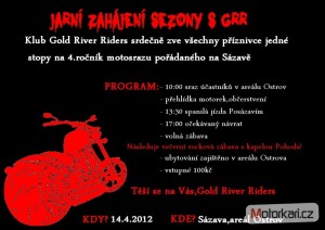 Zahájení sezony s klubem Gold River Riders aneb Jarní Běloko