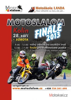 Moto Gymkhana (Motoslalom) finále 2013