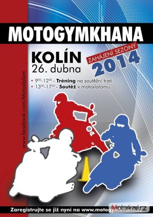 Motogymkhana - Motoslalom, zahájení sezóny 2014