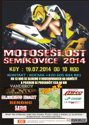 Motosešlost Šemíkovice 2014