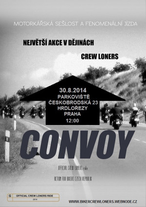Convoy od motorkářů Crew Loners