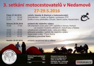 Setkání motocestovatelů v Nedamově | GS-adventure.cz