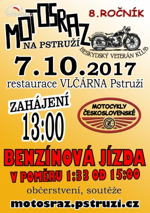 7.10.2017 - Motosraz na Pstruží
