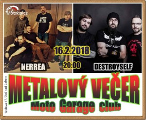 Metalový večer - kapely Nerrea a Destroyself