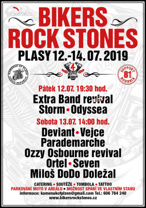 4. ročník - Bikers Rock Stones - Plasy 2019
