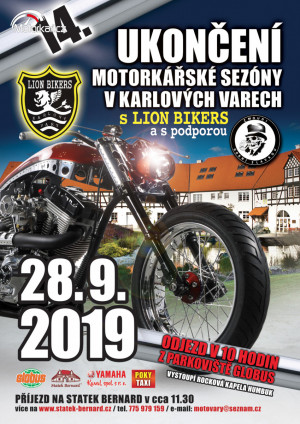 14. Ukončení motorkářské sezóny v KV s Lion Bikers
