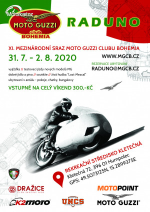 XI. Mezinárodní sraz Moto Guzzi Clubu Bohemia