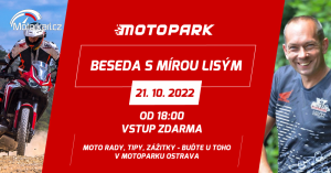 Beseda s Mírou Lisým v Motoparku Ostrava