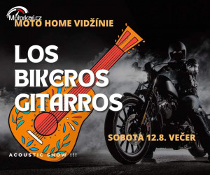 Los bikeros gitarros na Motohome Vidžínie