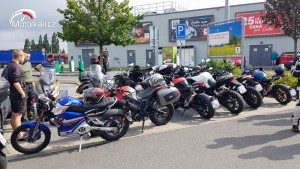 1. celorepublikové setkání e-motorkářů v Pelhřimově