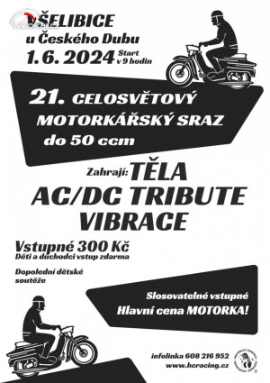 21. celosvětový motorkářský SRAZ DO 50 ccm - SRAZ fichtlů!