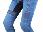 Dámské jeansy na motorku Street Racer Stretch II CE modré